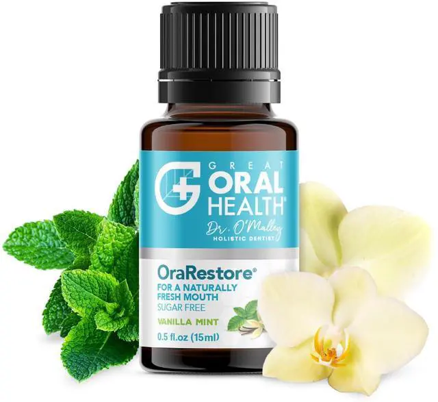 Main image of OraRestore Bad Breath Treatment for Adults Halitosis: Dentist Formulated Oral Rinse Concentrate Tooth Oil Liquid Toothpaste, Fresh Breath Mouthwash for Dry Mouth, Oral Care, Healthy Gums & Teeth 15ml