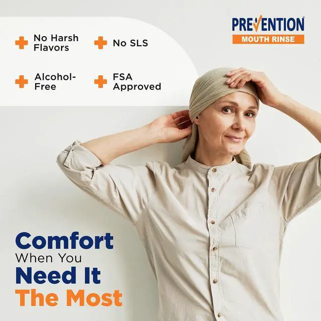 Alt view image 2 of 6 - Prevention Oncology Mouthwash, Alcohol Free, Hydrogen Peroxide 16 oz 1-Pack