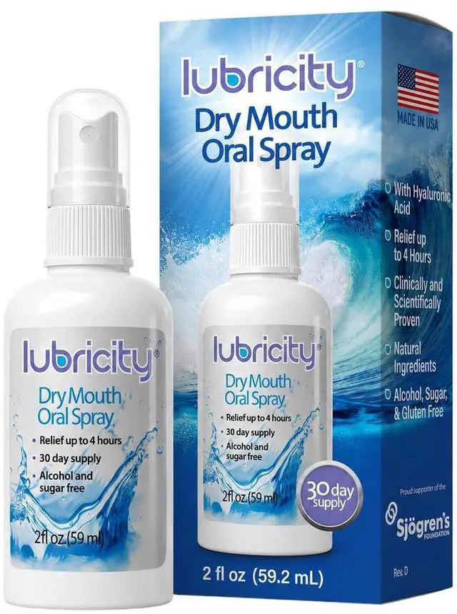 Main image of Dry Mouth Oral Spray for Symptomatic Relief of Dry Mouth, Flavorless - 2 oz, 30 Day Supply