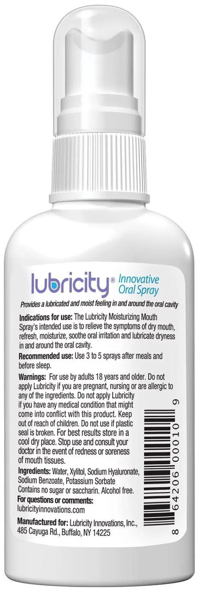 Alt view image 2 of 7 - Dry Mouth Oral Spray for Symptomatic Relief of Dry Mouth, Flavorless - 2 oz, 30 Day Supply
