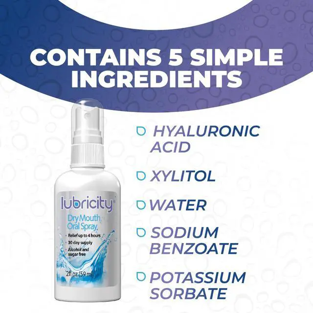Alt view image 3 of 7 - Dry Mouth Oral Spray for Symptomatic Relief of Dry Mouth, Flavorless - 2 oz, 30 Day Supply