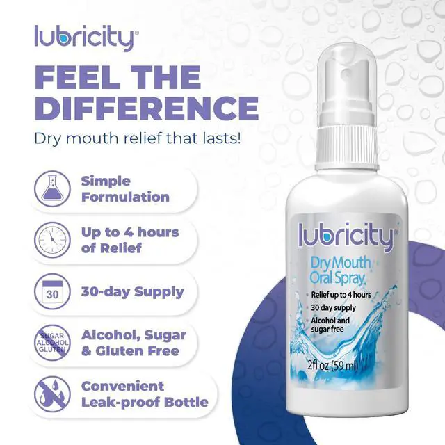 Alt view image 4 of 7 - Dry Mouth Oral Spray for Symptomatic Relief of Dry Mouth, Flavorless - 2 oz, 30 Day Supply