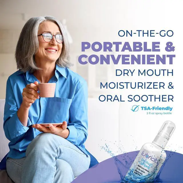 Alt view image 7 of 7 - Dry Mouth Oral Spray for Symptomatic Relief of Dry Mouth, Flavorless - 2 oz, 30 Day Supply