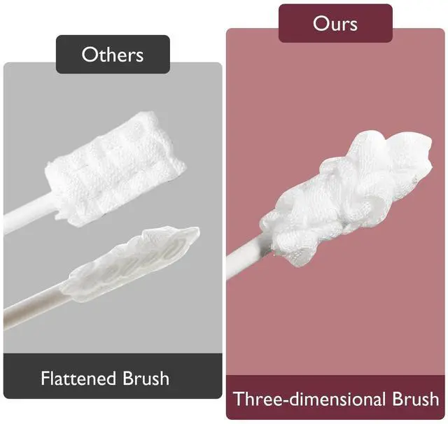 Alt view image 2 of 7 - Momcozy Baby Tongue Cleaner Baby Toothbrush Disposable Oral Cleaner 40Count