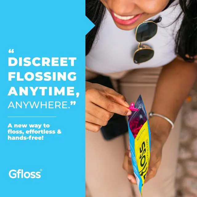 Alt view image 4 of 6 - Hands-Free Dental Floss - 40 Count - Easy to Use & Discreet Flossers for Adults | Travel Floss | Thin Soft Floss | Unwaxed Unflavored | PFAS-Free Oral Care