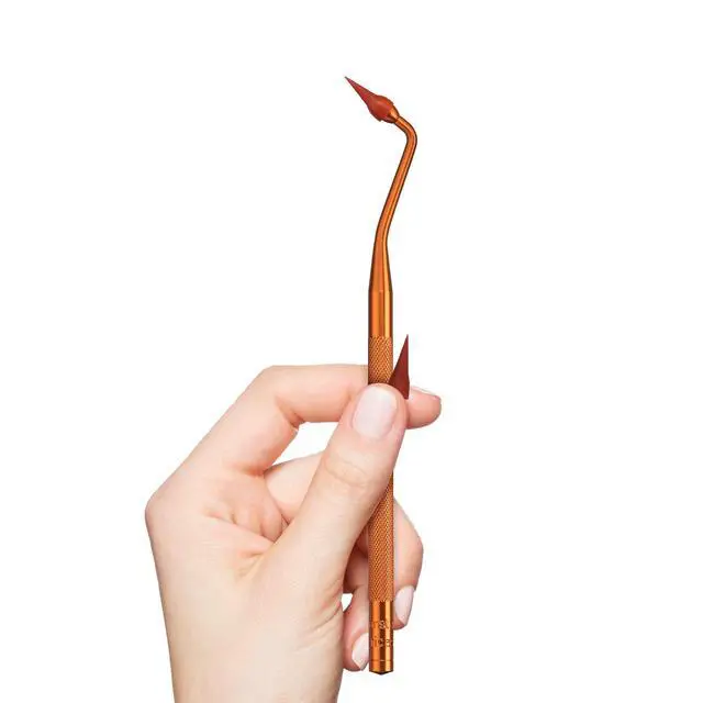 Alt view image 4 of 5 - Stimulator Permanent Handle with Rubber Tip, Long-Handled Stimulator & Plaque Remover for Teeth Health, 1 Handle + 2 Refill Packs