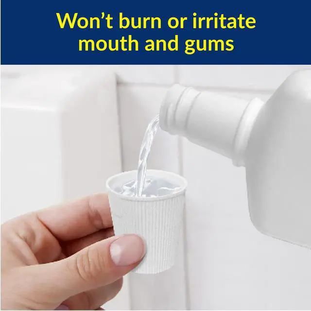 Alt view image 4 of 6 - Ultra Sensitive Mouthwash, 32 Oz, Alcohol Free Mouthwash, Unflavored Mouth Wash, Dye Free, pH Balanced, Helps Soothe Entire Mouth
