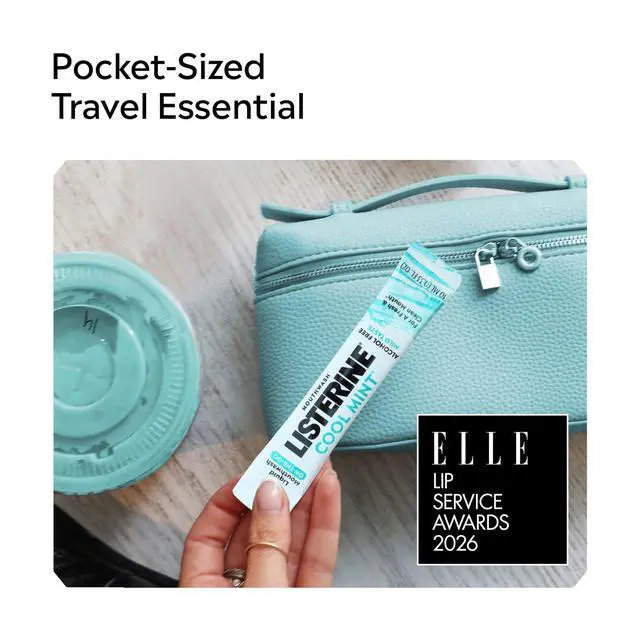 Alt view image 3 of 7 - On-The-Go Cool Mint Alcohol Free Mouthwash Packets, Oral Rinse in Individual Packets Kills Bad Breath Germs, Less Intense Taste, Cool Mint Flavor, Mini Travel Size, 0.33 fl oz. Pack of 5