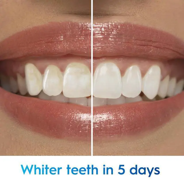 Alt view image 3 of 7 - 3D White Advanced, Teeth Whitening Toothpaste for Adults, 3.7 oz, 4 Pack, Cavity Protection Fluoride Toothpaste, Strengthens Enamel, Travel Size Toiletries