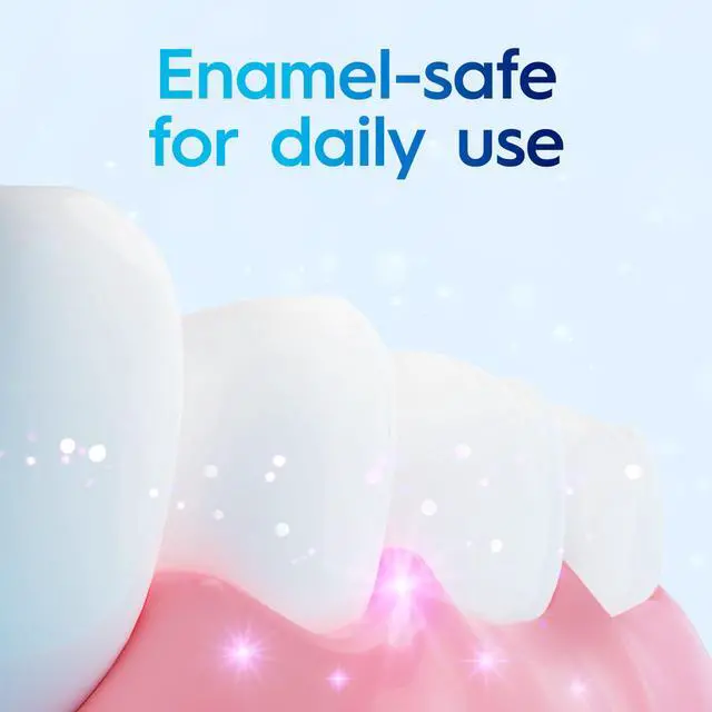 Alt view image 6 of 7 - 3D White Advanced, Teeth Whitening Toothpaste for Adults, 3.7 oz, 4 Pack, Cavity Protection Fluoride Toothpaste, Strengthens Enamel, Travel Size Toiletries