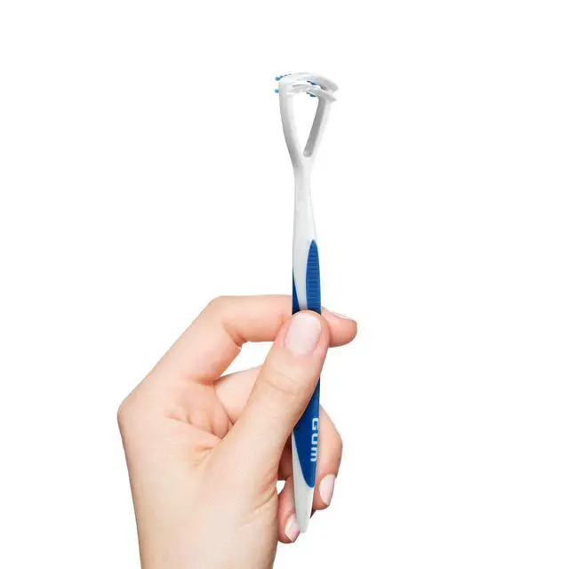 Alt view image 4 of 6 - Tongue Cleaner, Dual-Action Soft-Bristled Tongue Brush with Tongue Scraper for Better Oral Hygiene & Bad Breath Control, Pack of 3