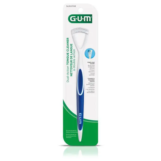 Alt view image 5 of 6 - Tongue Cleaner, Dual-Action Soft-Bristled Tongue Brush with Tongue Scraper for Better Oral Hygiene & Bad Breath Control, Pack of 3