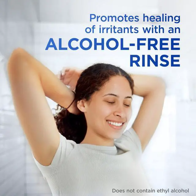 Alt view image 7 of 7 - Peroxyl Alcohol Free Mouthwash with 1.5% Hydrogen Peroxide, Mouth Sore Rinse for Canker Sores, Oral Irritations, and Burns, Mild Mint, 16.9 fl oz Bottle