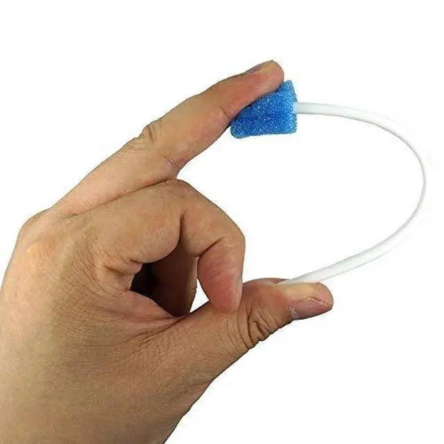 Alt view image 3 of 7 - Oral Care Swabs Disposable- Blue 100 Counts