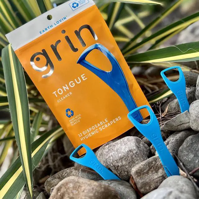 Alt view image 5 of 7 - Tongue Cleaner, 32 Count, Disposable Tongue Cleaner, Hygienic Scraper, Recycled Plastic, Clean Tongue, Promote Fresh Breath, Includes Safe Fold- Back Tooth Pick