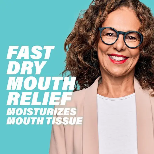 Alt view image 3 of 7 - Dry Mouth Anticavity Zero Alcohol Fluoride Mouthwash, Soothing Mint, 33.8 fl. oz.