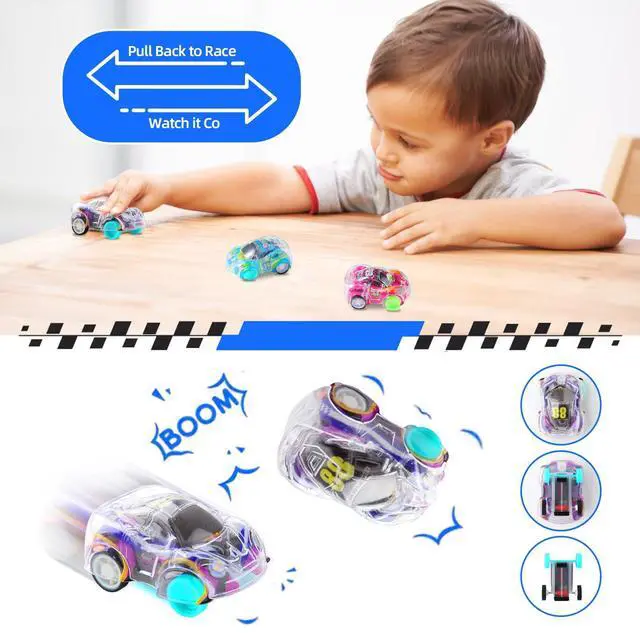 Alt view image 4 of 7 - 50 Pcs Mini Pull Back Cars Set, Pull Back Racing Vehicles for Kids Toddlers, Bulk Toys Party Favors Treasure Box, Classroom Prizes, Pinata Fillers,Goodie Bag Stuffers for Boys Girls