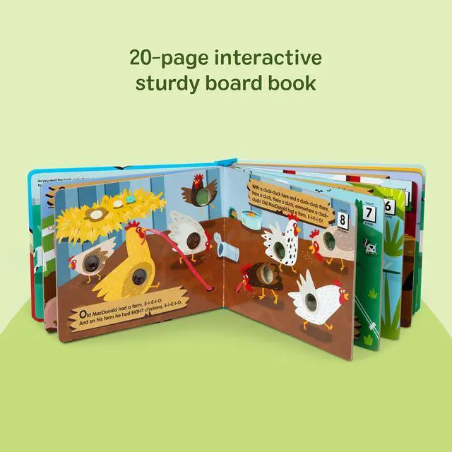 Alt view image 6 of 7 - Poke-a-Dot! Old MacDonalds Farm, Interactive Children's Board Book with Buttons to Pop, Educational Sensory Toy for Toddlers & Preschoolers Ages 3+ - FSC Certified