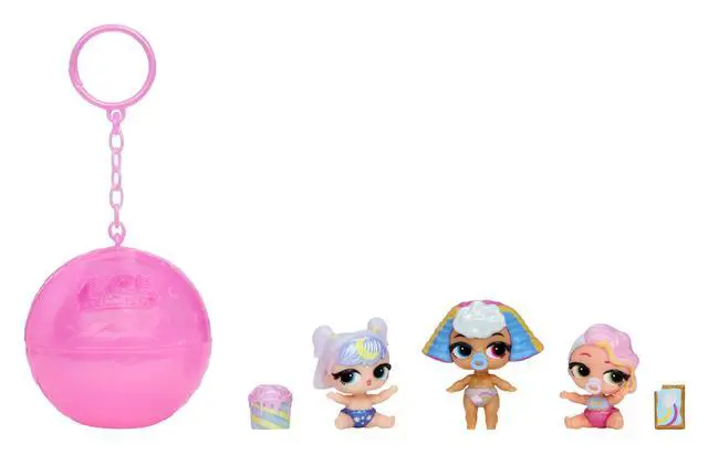 Alt view image 2 of 7 - Bubbly Surprise Baby Sisters Dolls with Color Change Reveal, On-the-Go Play, 4 Total Surprises Collect All 6! Gift for Kids Ages 4+