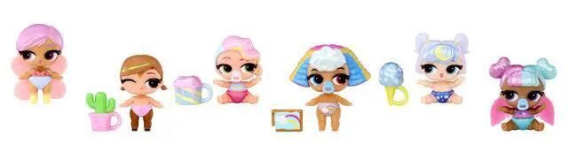 Alt view image 4 of 7 - Bubbly Surprise Baby Sisters Dolls with Color Change Reveal, On-the-Go Play, 4 Total Surprises Collect All 6! Gift for Kids Ages 4+