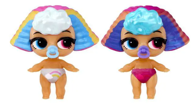 Alt view image 7 of 7 - Bubbly Surprise Baby Sisters Dolls with Color Change Reveal, On-the-Go Play, 4 Total Surprises Collect All 6! Gift for Kids Ages 4+