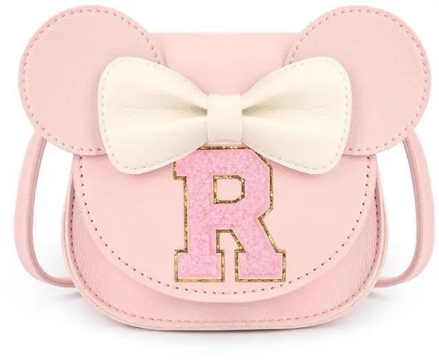 Main image of Toddler Purse Girl Gifts: Girls Birthday Gifts for 3-8 - Toys for Ages 2-4 Purse, Pink, Letter R