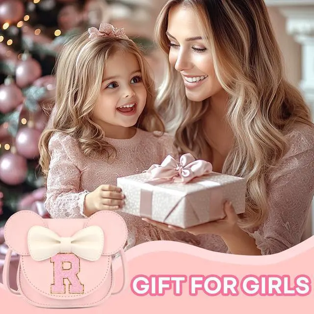 Alt view image 6 of 7 - Toddler Purse Girl Gifts: Girls Birthday Gifts for 3-8 - Toys for Ages 2-4 Purse, Pink, Letter R