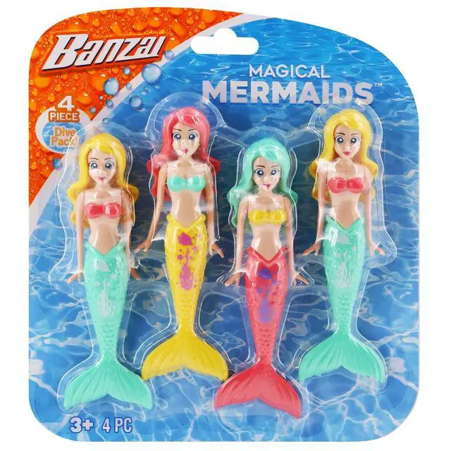 Alt view image 3 of 6 - Dive Mermaids 4pc Colors May Vary