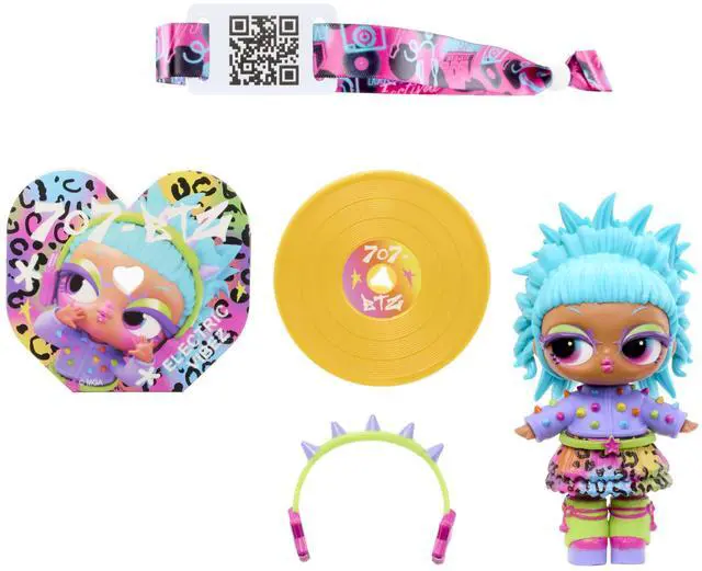 Main image of Music Festival Dolls with Collectible Vinyl Albums, Interactive Unboxing, 7 Total Surprises Collect All 8 Unique Styles! Gift for Kids Ages 4+