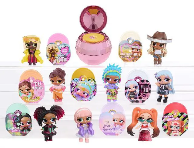 Alt view image 2 of 7 - Music Festival Dolls with Collectible Vinyl Albums, Interactive Unboxing, 7 Total Surprises Collect All 8 Unique Styles! Gift for Kids Ages 4+