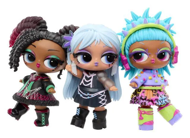Alt view image 4 of 7 - Music Festival Dolls with Collectible Vinyl Albums, Interactive Unboxing, 7 Total Surprises Collect All 8 Unique Styles! Gift for Kids Ages 4+