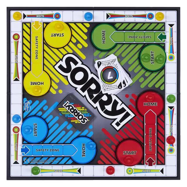 Alt view image 2 of 7 - Sorry! Board Game for Kids Ages 6 and Up; Classic Board Game; Each Player Gets 4 Pawns; Family Game
