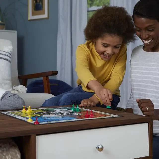 Alt view image 6 of 7 - Sorry! Board Game for Kids Ages 6 and Up; Classic Board Game; Each Player Gets 4 Pawns; Family Game