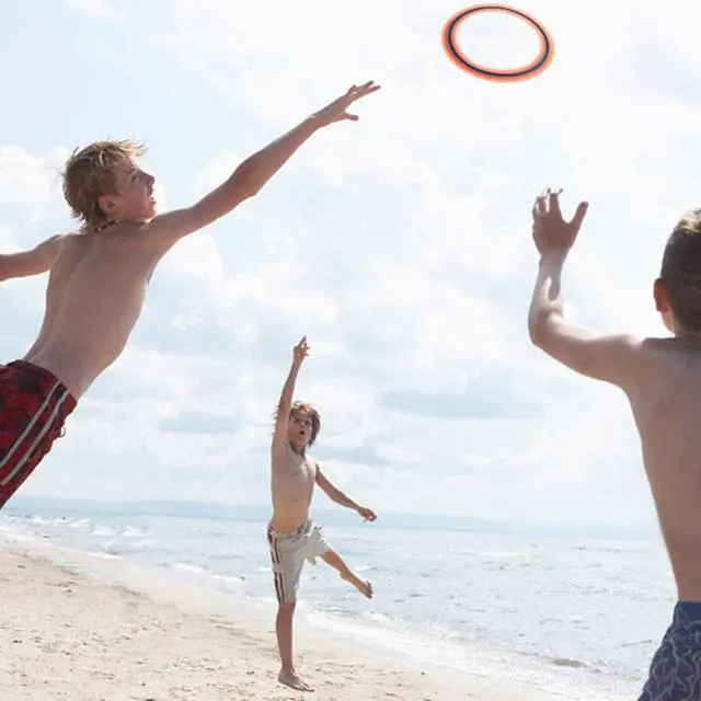 Alt view image 6 of 6 - Flying Disc for Kids Adults 11 inch 3 Pack Outdoor Toy for 4+ Year Old