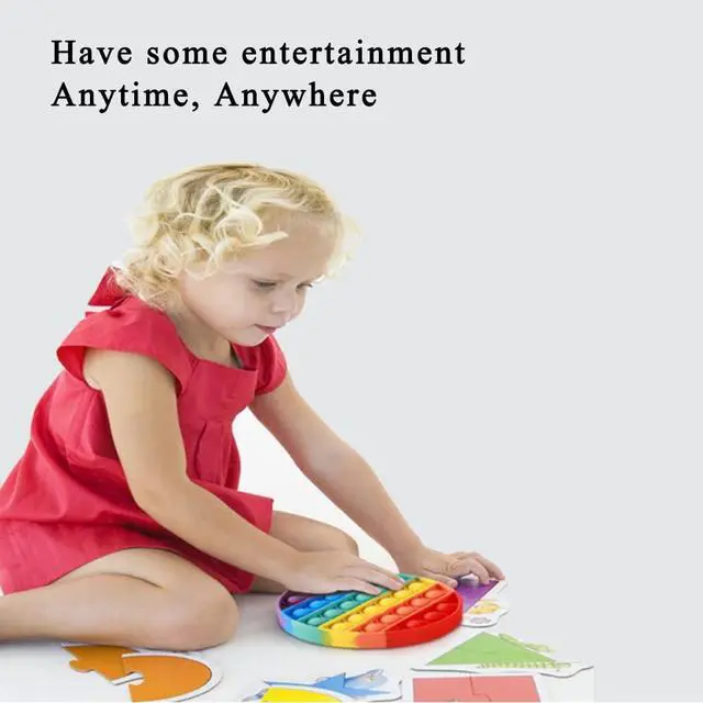 Alt view image 3 of 7 - Random 12 Pcs Fidget Toys, Pop Fidget Sensory Toys Set,Stress Relief Gifts for Kids & Adults,Pop Bulk & Party Favors Toddler Toys for Easter Gifts,Party Supplies,Classroom Prizes