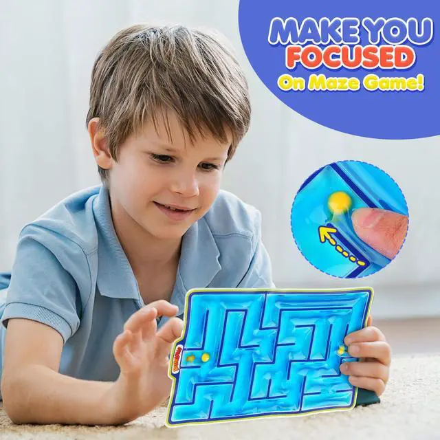 Alt view image 2 of 7 - Sensory Toys Fidget Marble Maze - 2 Pack Gel Filled Sensory Items for Kids Children Teens Autism | Sensory Autistic Calming Toys for Preschool Classroom | Gifts Prizes for Kids Classroom