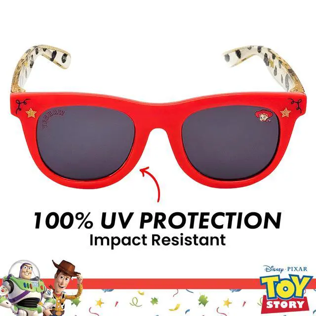 Alt view image 2 of 5 - Toy Story Official Jessie Girls Sunglasses | Disney Pixar Accessory | 100% UV Protection | Stylish, Comfortable & Durable | One Size Fits Most Kids