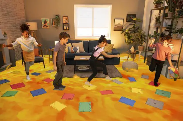 Alt view image 3 of 6 - - Interactive Game For Kids And Adults - Promotes Physical Activity - Indoor And Outdoor Safe - Classic Edition