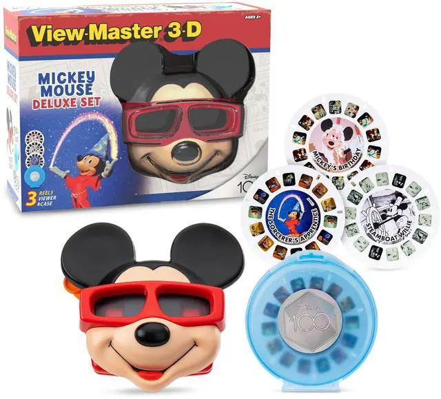 Main image of Mickey Mouse Deluxe Set, Disney 100 Edition - STEM, Retro, Fun Learning Toy for Kids and Adults, Toddlers, Ages 3+