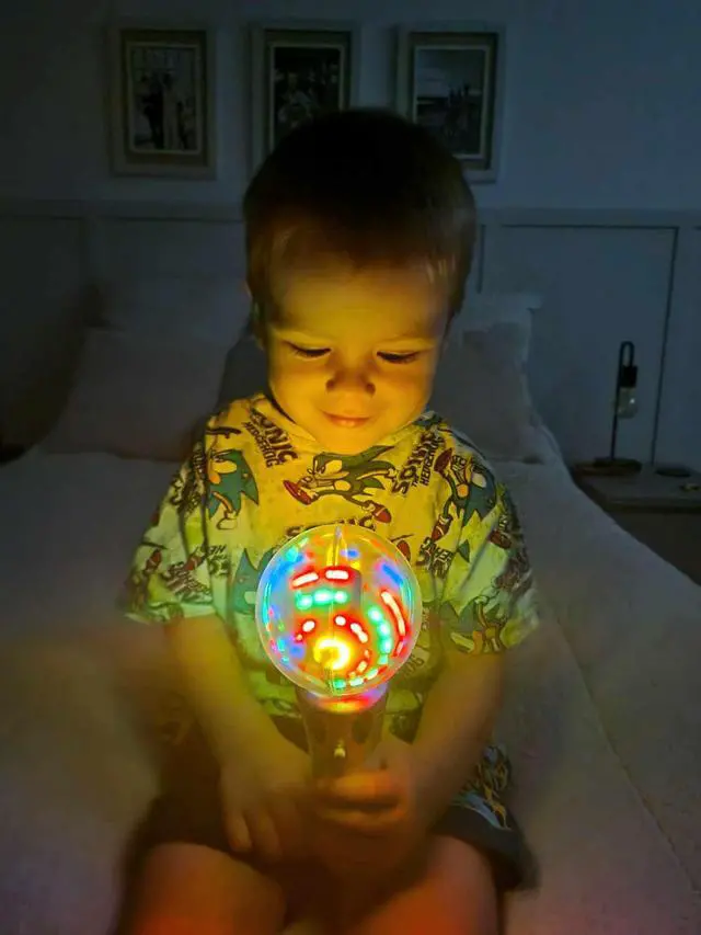Alt view image 6 of 7 - Musical Light Up Wand - Sensory Lights for Autistic Children - Light Up Sensory Toys - Autism Toys - Sensory Toys for Kids with Autism