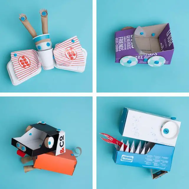 Alt view image 6 of 7 - Starter 036 | Cardboard Construction Starter Pack | STEM and STEAM Educational Toys for Kids | Perfect for at Home Play + Classroom Learning | 36 Piece Mix SCRU & SCRU+ for Kids Age 4+