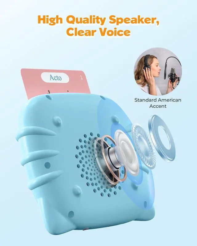 Alt view image 5 of 7 - Bilingual Spanish and English Talking Flash Cards for Ages 2+, Pocket Speech Therapy Toy with 510 Words, Montessori Language Learning Toy, Children's Sensory Learning Kit