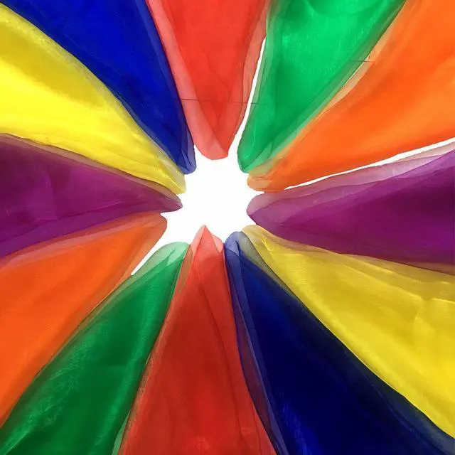 Alt view image 6 of 7 - Dance Scarves Music Scarves for Children Movement and Juggling 12pcs