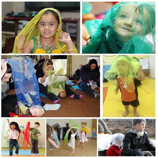 Alt view image 4 of 7 - Dance Scarves Music Scarves for Children Movement and Juggling 12pcs