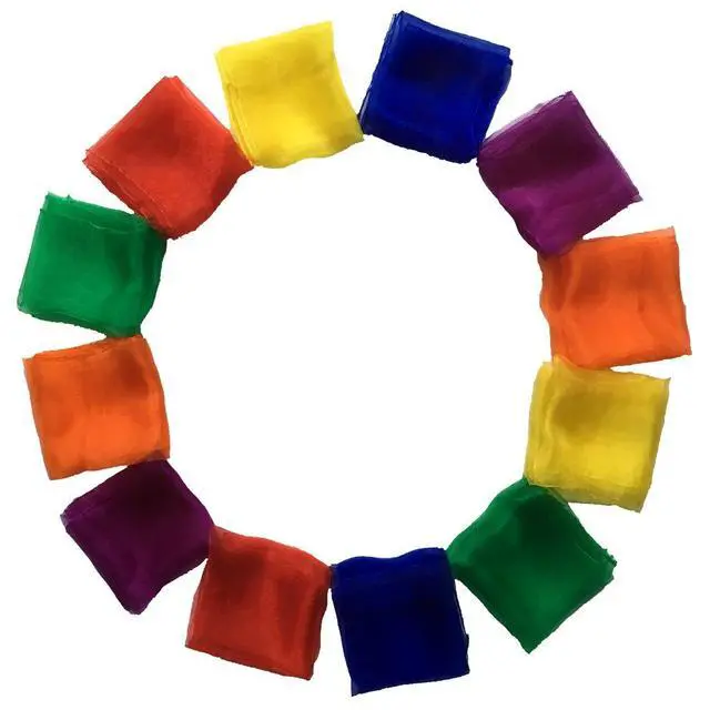 Alt view image 3 of 7 - Dance Scarves Music Scarves for Children Movement and Juggling 12pcs