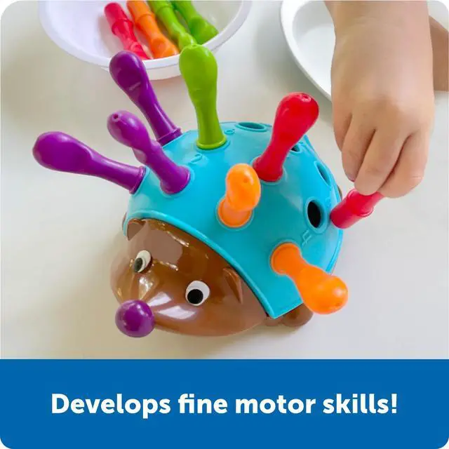 Alt view image 2 of 7 - Spike The Fine Motor Hedgehog - Toddler Montessori Toys, Stacking Shape, Gifts For Boys And Girls, Sorting And Matching Skill Activities, Educational Games, Kindergarten