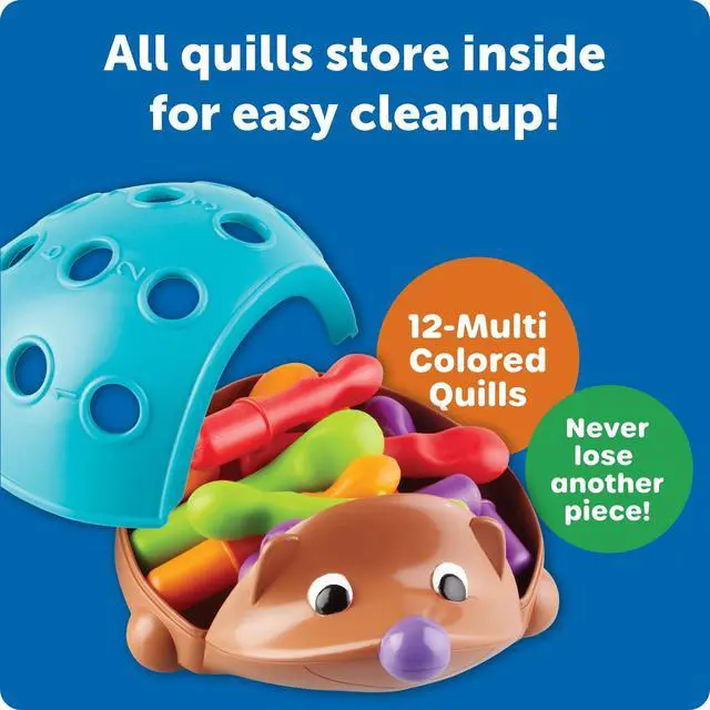 Alt view image 5 of 7 - Spike The Fine Motor Hedgehog - Toddler Montessori Toys, Stacking Shape, Gifts For Boys And Girls, Sorting And Matching Skill Activities, Educational Games, Kindergarten