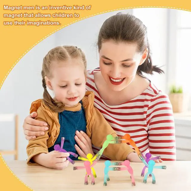 Alt view image 4 of 7 - 6pcs Magnetic Toys,People Figures for Kids, Adults Kids Gifts, Magnetic Men for Teens Gifts,Kids Sensory Toys