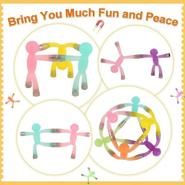 Alt view image 7 of 7 - 6pcs Magnetic Toys,People Figures for Kids, Adults Kids Gifts, Magnetic Men for Teens Gifts,Kids Sensory Toys
