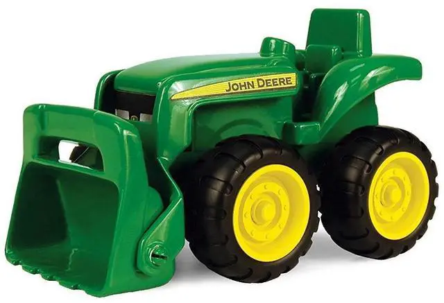 Alt view image 2 of 5 - john Deere Vehicle Set - Includes Dump Truck Toy and Tractor Toy with Loader - Kids Outdoor Toys - Kids Construction and Sandbox Toys - 6 Inches - 2 Count - Ages 18 Months and Up